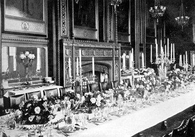 The Speakers State Sala de jantar, Câmara dos Comuns, Westminster, Londres, c1905 de Unbekannt