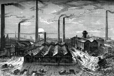 Os produtos químicos St Rollox, Glasgow, c1880 de Unbekannt