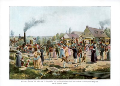 Estrada de ferro Stockton & Darlington, 1825 1900 de Unbekannt