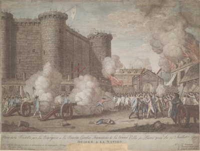 A Tomada da Bastilha em 14 de julho de 1789, 1789 de Unbekannt