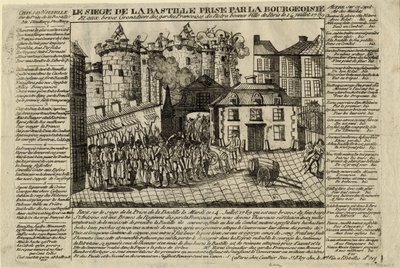 A invasão da Bastilha em 14 de julho de 1789, 1789 de Unbekannt