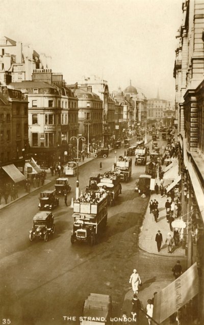 The Strand, Londres, 1929. de Unbekannt