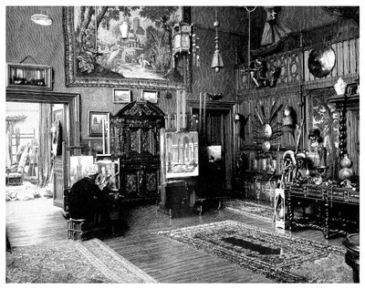 O Estudo de Monsieur JL Gerome, 1901 de Unbekannt