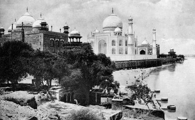 O Taj Mahal, Agra, século 20 de Unbekannt
