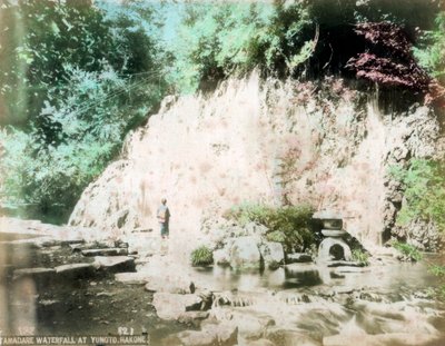 As Cataratas de Tamadare, Yumoto, Hakone, Japão de Unbekannt
