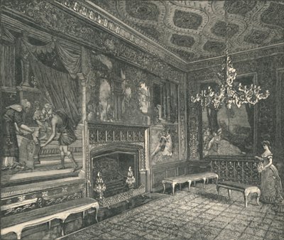 A sala de tapeçaria, 1886 de Unbekannt