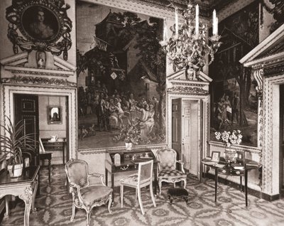 A sala de tapeçaria, Chiswick House, Londres, 1894. de Unbekannt