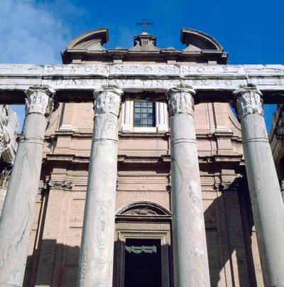 O templo de Antonino e Faustina, Roma de Unbekannt