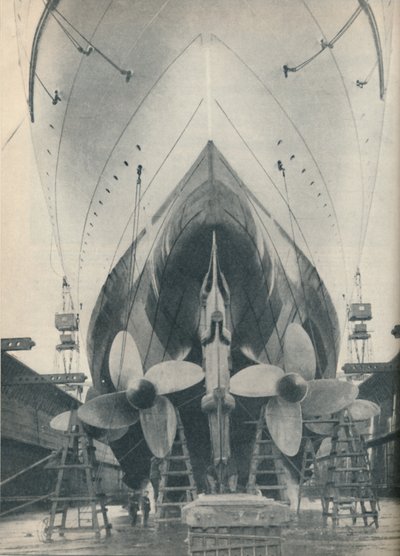 O impulso dos motores modernos dos forros modernos, 1936 de Unbekannt