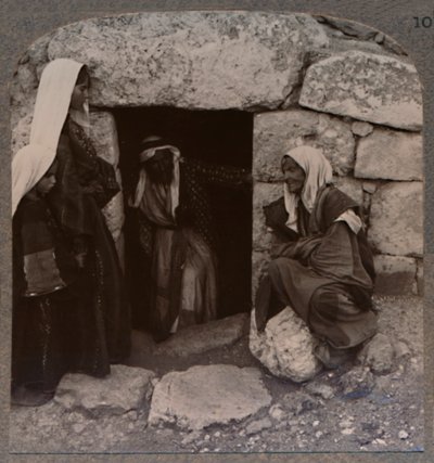 O túmulo de Lázaro, Betânia, c1900 de Unbekannt