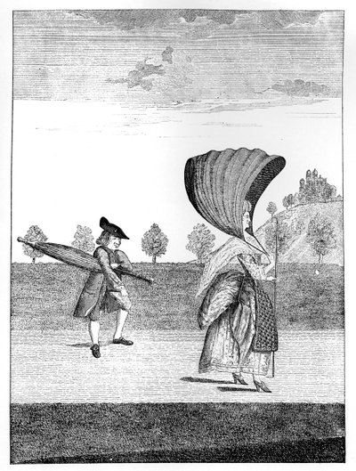 The Ton em Greenwich: No festão no parque em Greenwich 1777 de Unbekannt