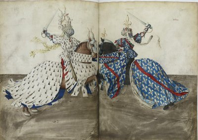 O livro do torneio de René dAnjou, ca 1447 de Unbekannt