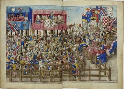 O livro do torneio de René dAnjou, ca 1447 de Unbekannt