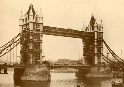Tower Bridge, Londres, c1930. de Unbekannt