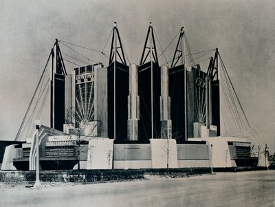 O edifício de viagens e transportes, 1932 1933. de Unbekannt