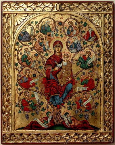 A árvore de Jessé A árvore sagrada de Unbekannt