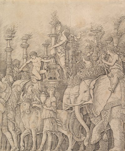 O triunfo de César: Os elefantes, ca. 1484-92. de Unbekannt