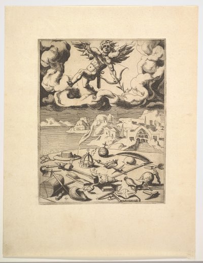 O triunfo do amor from Os triunfos de Petrarca, ca. 1548-49. de Unbekannt