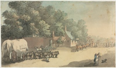 O Turnpike Gate, de 1700. de Unbekannt