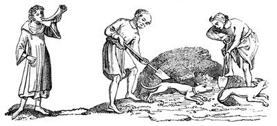 A descoberta de uma raposa, século XIV, 1833 de Unbekannt