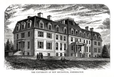 Universidade de New Brunswick, Fredericton, Canadá, século XIX de Unbekannt