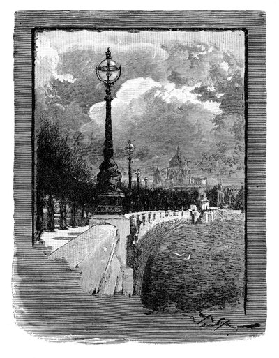 O aterro de Victoria, Londres de Unbekannt