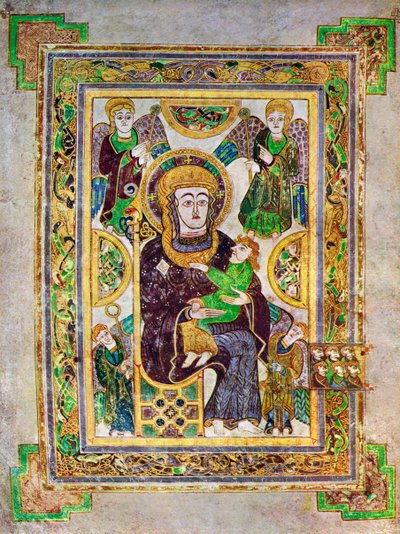 A Virgem e o Menino, c800 AD, século XX de Unbekannt