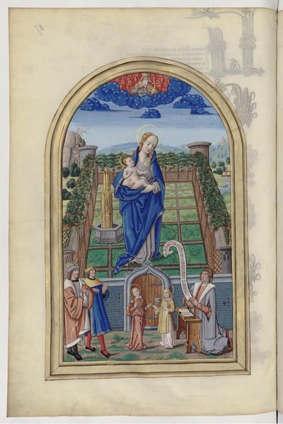 A Virgem Maria. De: canções reais em homenagem à Virgem em Puy d&39;Amiens, 1501-1600 de Unbekannt