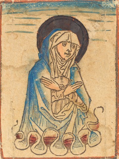 A Virgem nas Nuvens, c. 14701480. de Unbekannt