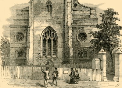 O West End de St. Andrews, mostrando o arco gótico, c1872. de Unbekannt