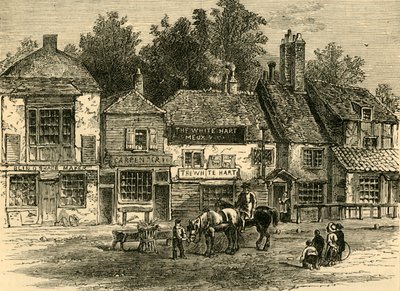 O cervo branco, Knightsbridge, 1820, c1876. de Unbekannt