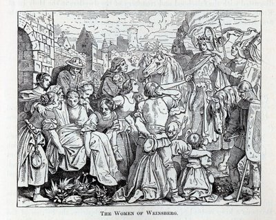 As mulheres de Weinsberg, 1882 de Unbekannt