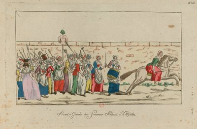 A Marcha das Mulheres em Versalhes, 5 de outubro de 1789, 1789. de Unbekannt