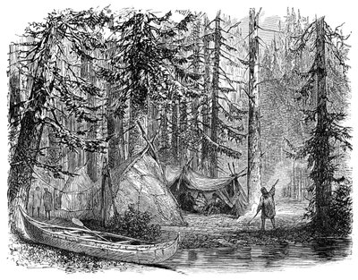 Os bosques antes do emigrante, 1900 de Unbekannt