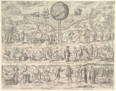 O mundo, gaiola dos tolos, século XVI. de Unbekannt