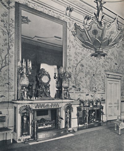 A sala de estar amarela, Palácio de Buckingham, 1939 de Unbekannt