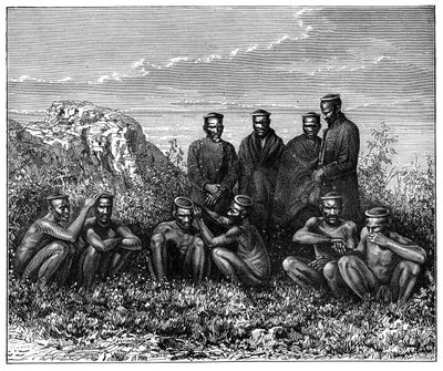 Zulu, África do Sul, c1890 de Unbekannt