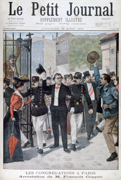 A prisão de François Coppee, 1902 de Unbekannt