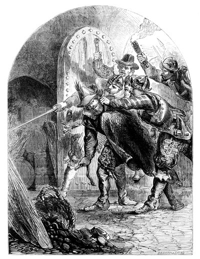 A prisão de Guy Fawkes 1570-1606, c1902 de Unbekannt