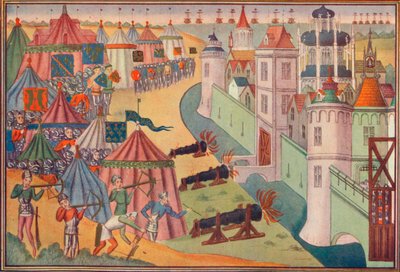 O assalto à forte cidade da África, 1390 1905 de Unbekannt