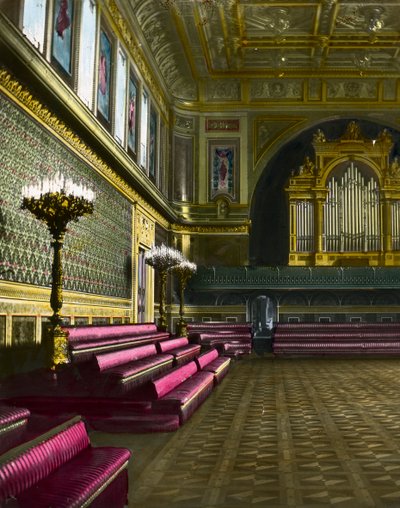 O salão de baile, Palácio de Buckingham, Londres, final do século XIX ou início do século XX de Unbekannt