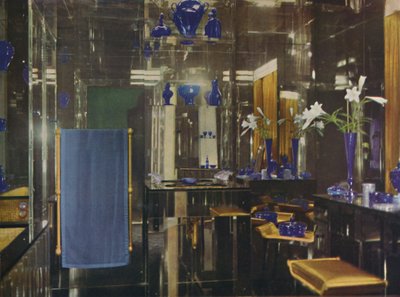 O banheiro da Gayfere House, Londres, 1936 de Unbekannt