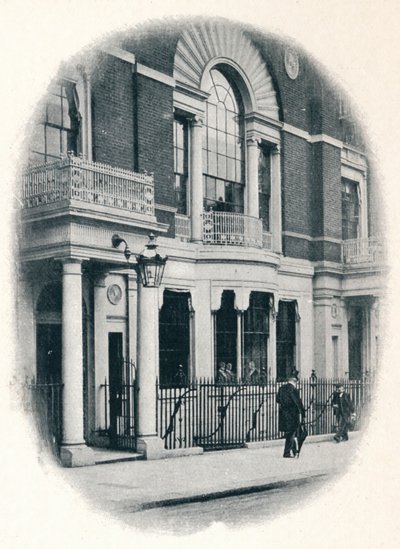 A janela de sacada, Boodles Club, Londres, c1900 1901 de Unbekannt