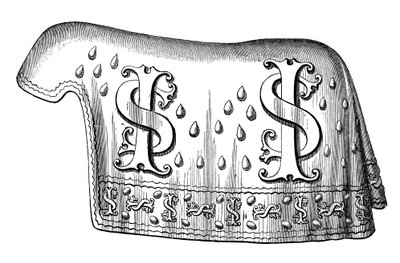 O caparison do cavalo da rainha Isabella de Espanha, século XV, 1870 de Unbekannt