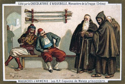 Os monges capuchinhos de Malata feitos prisioneiros, 1895 de Unbekannt