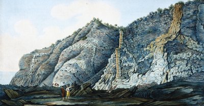 O cone do Monte Somma, Reino de Nápoles, c 1776 de Unbekannt