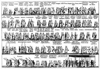 A procissão de coroação de George II, 1727 c1905 de Unbekannt