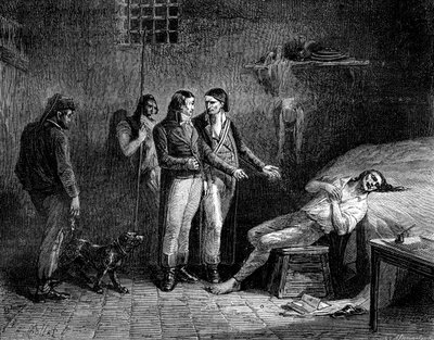 A morte do marquês de Condorcet, 1794 1882-1884 de Unbekannt