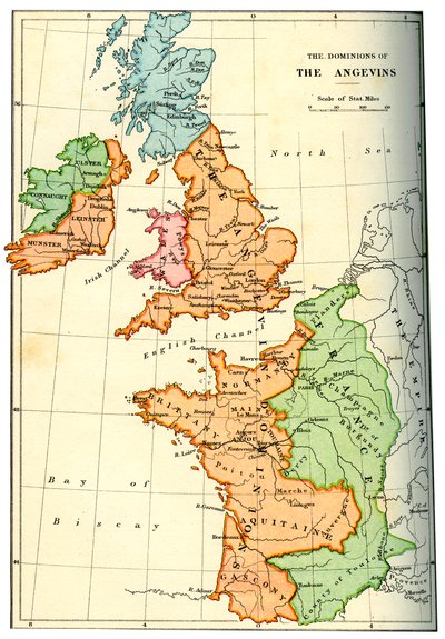 Os domínios dos Angevins, 1892 de Unbekannt