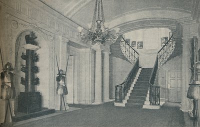 O belo Hall da Escadaria na residência dos Primeiros Lordes no Almirantado, 1937 de Unbekannt